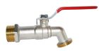 Robinet 1/4 tour manette droite M20x27-M20x27