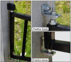 PIVOT DE PORTAIL SANS SEUIL A CHEVILLER 35 X 35 - tube 40
