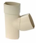 CULOTTE MALE/FEMELLE 67'30 POUR TUBE DE DESCENTE 105X76 TYPE OVATION 38 SABLE - BM16GTS