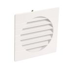 GRILLE EXTERIEURE POUR TUBE DIAMETRE 140 ANTI INSECTE  BLANC  - 1GETM14B