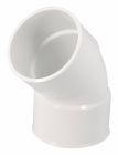 COUDE FEMELLE/FEMELLE 45° DIAMETRE 80 BLANC     - UCR44GTB