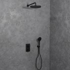 PACK DOUCHE THERMOSTATIQUE OMEGA BLACKMAT