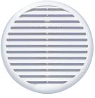 GRILLE RONDE A CLIPS AUTO-AJUSTABLES DIA 125 A 160 A/M BLANCHE