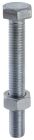 Boulon tête hexagonale 10x60 mm Acier Zingué Boite x 100 NORAIL