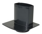 PIED DE CHUTE UNIVERSEL POUR TUBE DE DESCENTE 90X56 ANTHRACITE    - PCU95A