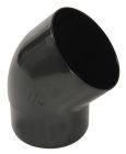 COUDE ESTHETIQUE INTERIEUR TUBE MALE/FEMELLE 45° DIAMETRE 100 NOIR - UCT4GT1N