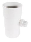 RECUPERATEUR   EAUX PLUVIALES FACONNE POUR TUBE DESCENTE DIAMETRE 100  BLANC  - REPF100B