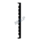 Jonction Double ''L''500mm - Jonction Double ''L''500mmpour Planches Rivecel L9 couleur NOIR