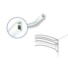 Angle fixation hung PVC vertical (sans dépose margelle)