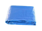 BACHE PVC POLYESTER 6M X 8M - BLEU - BATEX 550