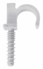 Lot de 10 Clips de fixation simple pour tube 20mm