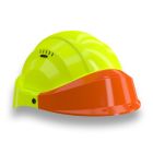 Casque - Orizon fluo jaune visiere orange - Taille unique