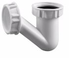 BB413 - Siphon de lavabo ou de bidet forme P - Evacuation Ø32 - Plastique blanc