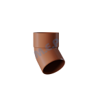 Coude mâle-femelle45° - Coude mâle-femelle45° pour Tuyau diamètre 80mm couleur MARRON