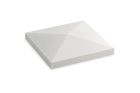 Chapeaux pour piliers Wet-Cast WCP38 Blanc