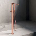 Bain douche mitigeur monocolonne OR ROSE BROSSÉ