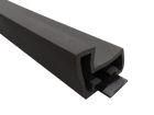 JOINT ANTI-PINCE DOIGTS POUR INT PORTE CLASSE FEU   24mmx40mm L.2500mm