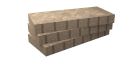 Panneau isolant en laine de roche, mono densité, non revêtu, avec un bord flexible, qui s'adapte parfaitement aux espaces courants entre montants sans découpe. - Mb Rock L 1350 x l 565 x ép 160 (mm) R=4,7