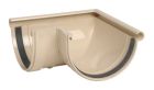 ANGLE DE GOUTTIERE EXTERIEUR A JOINT POUR PROFILE LG33 SABLE     - AE33S