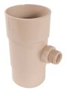 RECUPERATEUR   EAUX PLUVIALES FACONNE POUR TUBE DESCENTE DIAMETRE 100  SABLE  - REPF100S