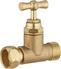 robinet d'arrêt wc droit à clapet MF12x17 brut