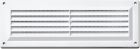 GRILLE A PERSIENNES RECTANGULAIRE 260X90 A/M BLANCHE
