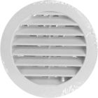 GRILLE RONDE REGLABLE A ENCASTRER DIA 118 A/M BLANCHE