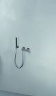 douche quadri s mitigeur metal brosse