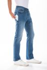 Smartpocket jeans stretch Fibreflex® SMARTLI brossé bleu T.48 - SMARTLI brossé bleu T.48