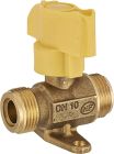 gaz butane/propane vanne arrêt 1/4 tour haute pression mâle 20x150