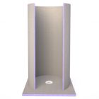 Cloison  (sans siphon, ni receveur) - Jackoboard Aqua Circle, 215x300 cm x 50 mm