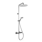 COLONNE DE DOUCHE THERMOSTATIQUE FRACTAL METAL BROSSE