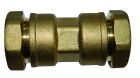 Jonction égale laiton 40mm D20