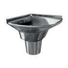 Cuvette 1/2 Ronde D'Angle D.80x0,65mm NATZINC