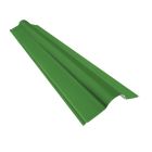 Faîtière polim-cryl vert olive - long. 2050mm x larg. 25cm