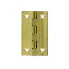 Charnière rectangulaire laiton massif 100x50mm-blister x1