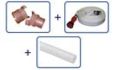 ACCESSOIRE KOHLER R09 - Kit incendie pour motopompes HP 2,26 H comprenant 2 raccords pompiers, 25 m de tuyau de refoulement, 5m de tuyau d'aspiration et une lance incendie (avec fonction jet, spray, arrêt).