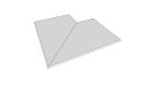 Carrelage en Grés cérame - Tiber Natural Accessori per piscina e giardino Margelle arrondie (1/2 rond) angle ext. complet (2 pieces) antiderapant