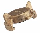 Bouchon d'étanchéité universel pour raccord express de tuyau d'arrosage ou de robinet de puisage - Laiton brut