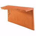 Rive individuelle droite terre cuite Plate 17x27 Ambre