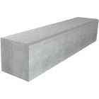 Bordure T4 basse béton gris CE 6.0 - long. 1m x larg. 20cm x haut. 20cm