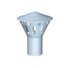 Sortie de ventilation Ø100 mm - zinc - prePATINA clair