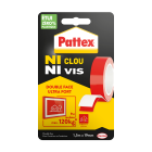PATTEX Ni Clou Ni Vis Fixation Double Face 120kg, 19mm*1.5m