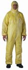 Combinaison 65g Type 4 'TAPE SEAM' SMS jaune, cagoule T5