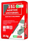 Mortier à maçonner - 151 UNIVERSEL sac de 25kg
