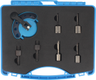 COFFRET 4 TREPANS DIAMANTES M14 GRES CERAME Ø6-8-10-12 AVEC GUIDE DE PERCAGE