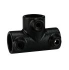 Assemblage panneau - MCL RACCORD D'ANGLE T 3 POINTS NOIR DIAM 28MM