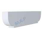 Protège Panne Double.Long 1200mm** Epaisseur 100mm x 250mm - Protège Panne Double.Long 1200mm** Epaisseur 100mm x 250mm couleur BLANC