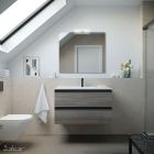 Meuble SPIRIT 900 2 tiroirs métalliques ALSACE 897 x 540 x 450 mm