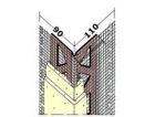 Cornière PVC pré-entoilée pour angle variable - long. 50m x trame 90mm x 100mm